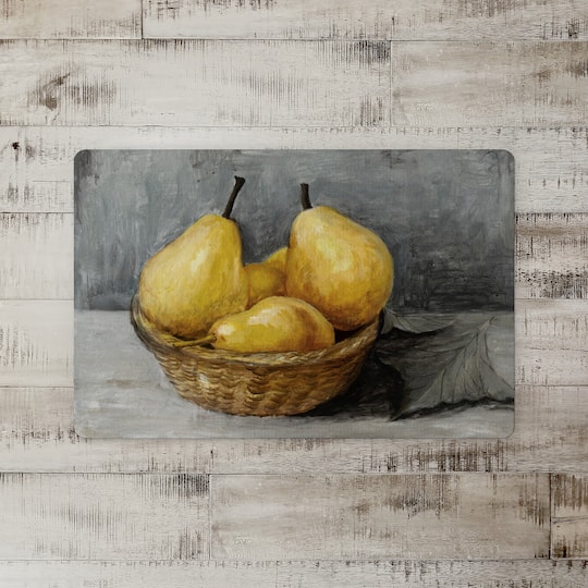 Painterly Pears Floor Mat